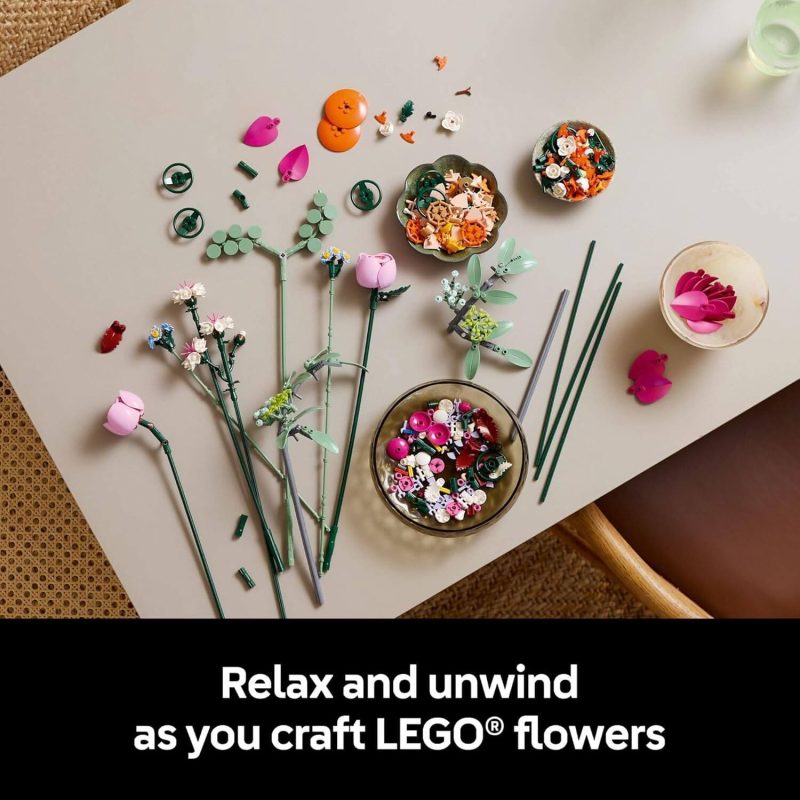 LEGO Botanicals Bouquet de Fleurs Roses (10342)