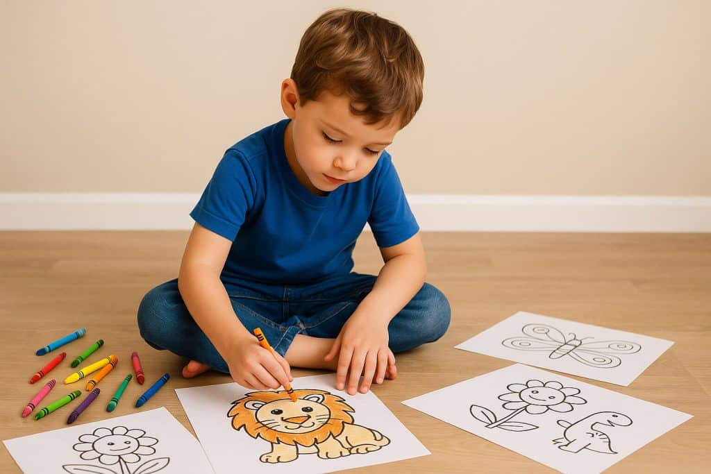 Why Coloring Pages Are Great for Child Development