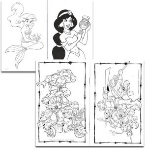 24 Mini Coloring Books for Kids