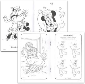 24 Mini Coloring Books for Kids