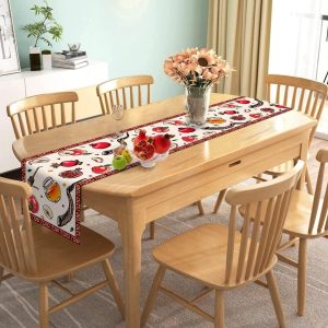 Rosh Hashanah linen table runner