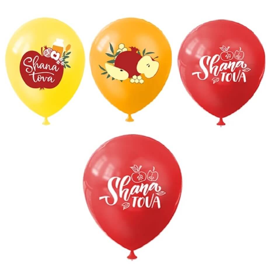 Shana Tova balloons set for Rosh Hashanah