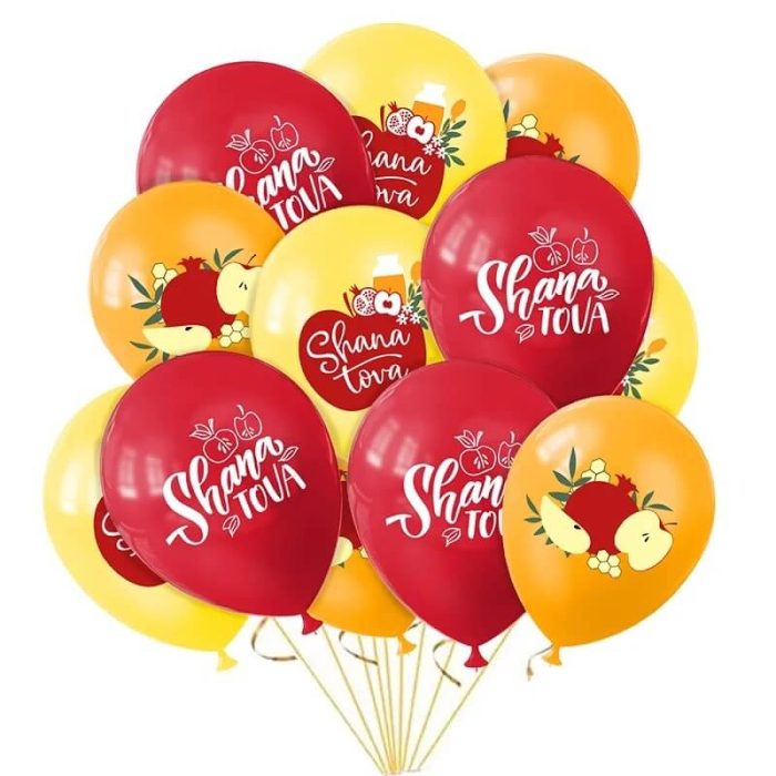 Shana Tova balloons set for Rosh Hashanah
