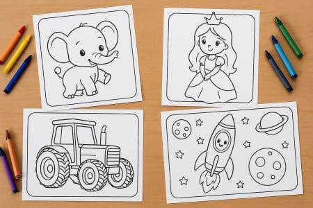 The Best Coloring Page Themes by Age