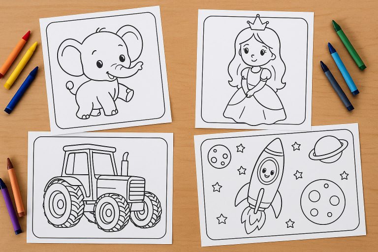 The Best Coloring Page Themes by Age
