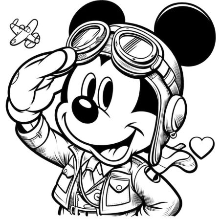 Coloriages Mickey Mouse