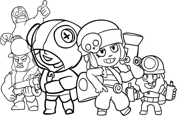 Coloriages Brawl Stars