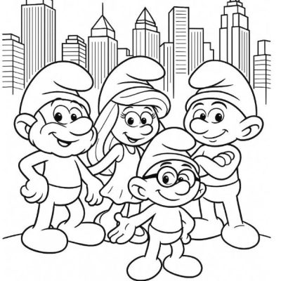 Coloriages des Schtroumpfs