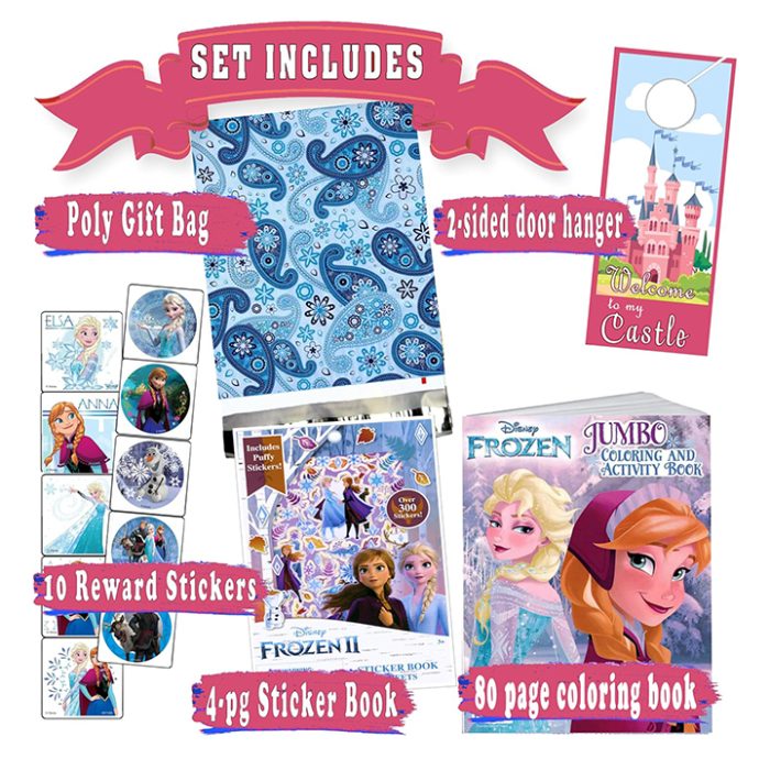 Disney Frozen Coloring Book & Sticker Set
