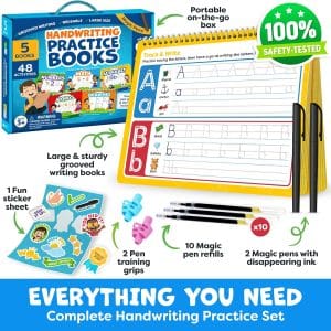 Magic Grooved Handwriting Practice Books for Kid