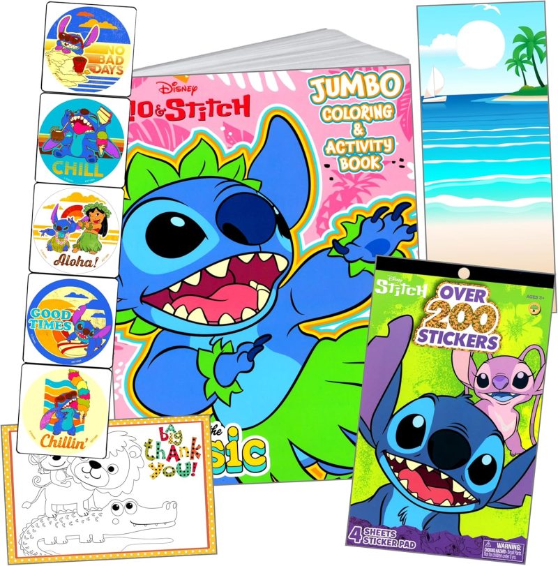 Stitch Coloring & Activity Sticker Book for Creative Kids