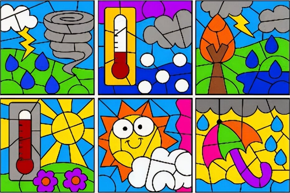 דפי צביעה לפי מספרים