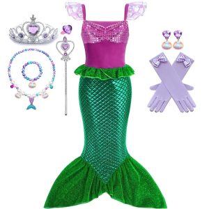 Ariel Little Mermaid Costume for Girls