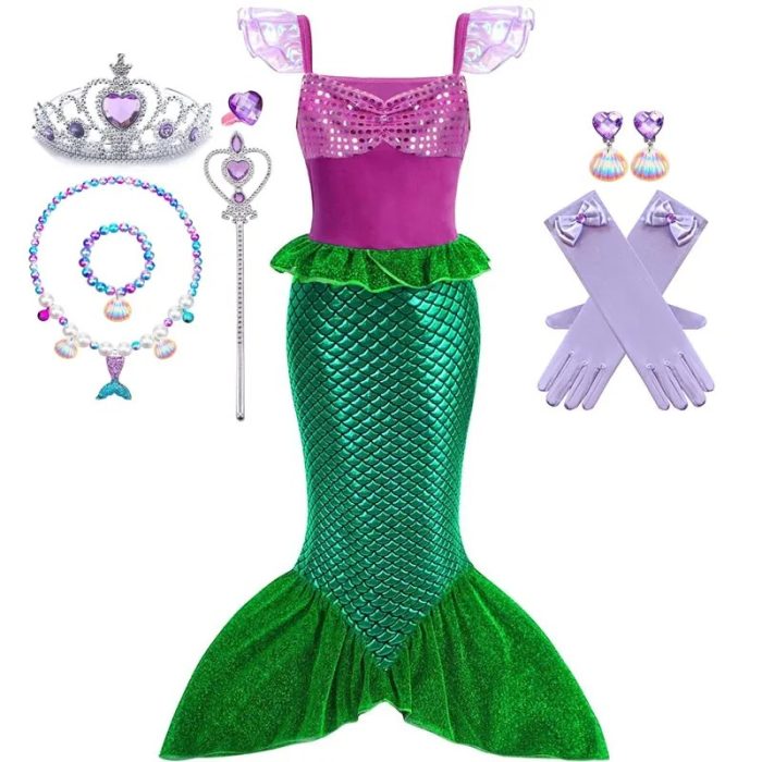 Ariel Little Mermaid Costume for Girls