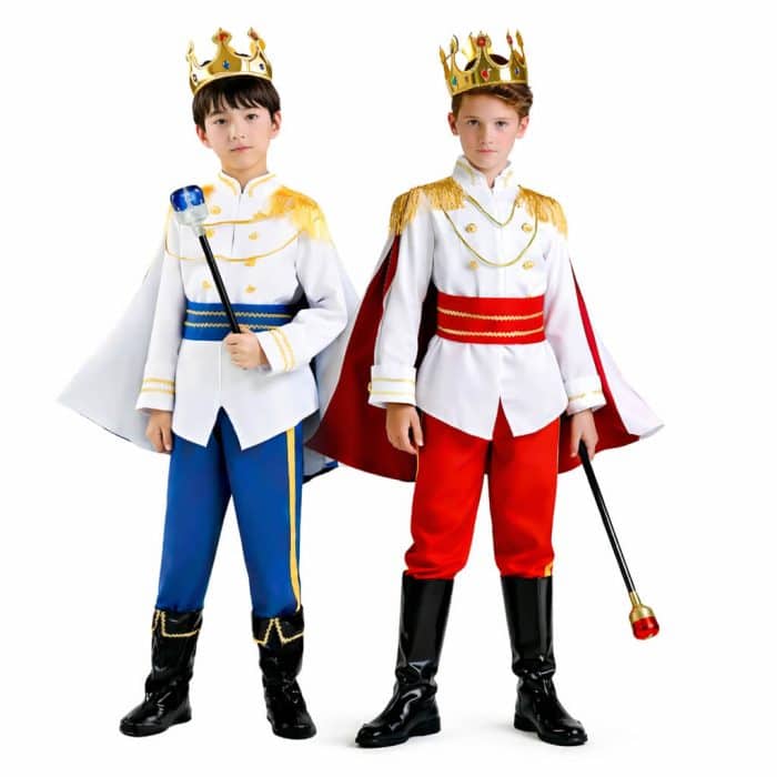 Prince Costume for Boys – Complete Royal Dress Up Set