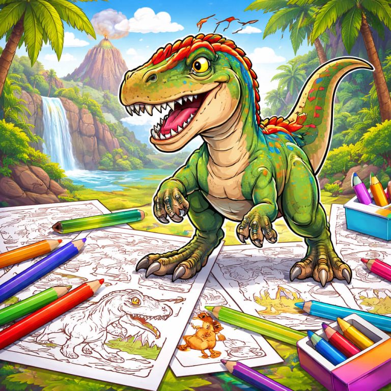 Allosaurus Coloring Pages