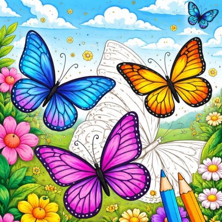 Butterfly Coloring Pages