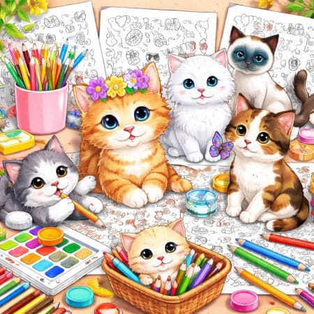 Cat Coloring Pages
