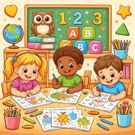 Coloriages éducatifs