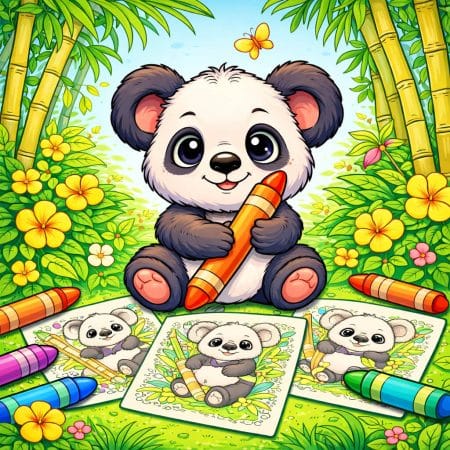 Panda Coloring Pages