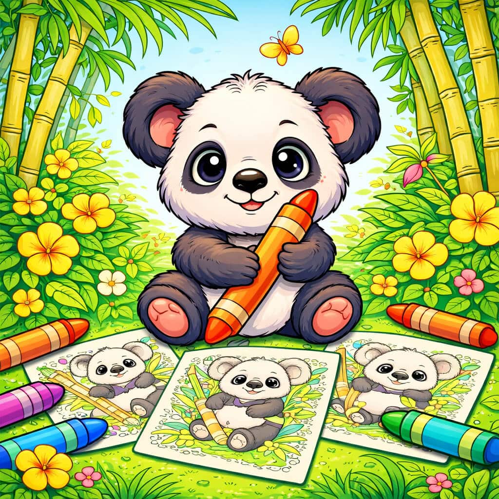 Free Printable Panda Coloring Pages for Kids - Nunitoys