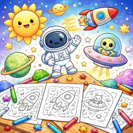 Coloriages de l’espace