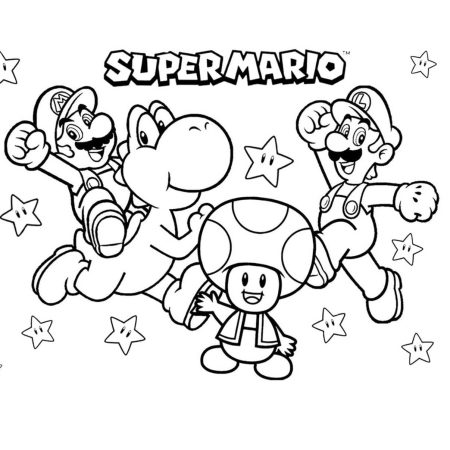 Coloriages Super Mario