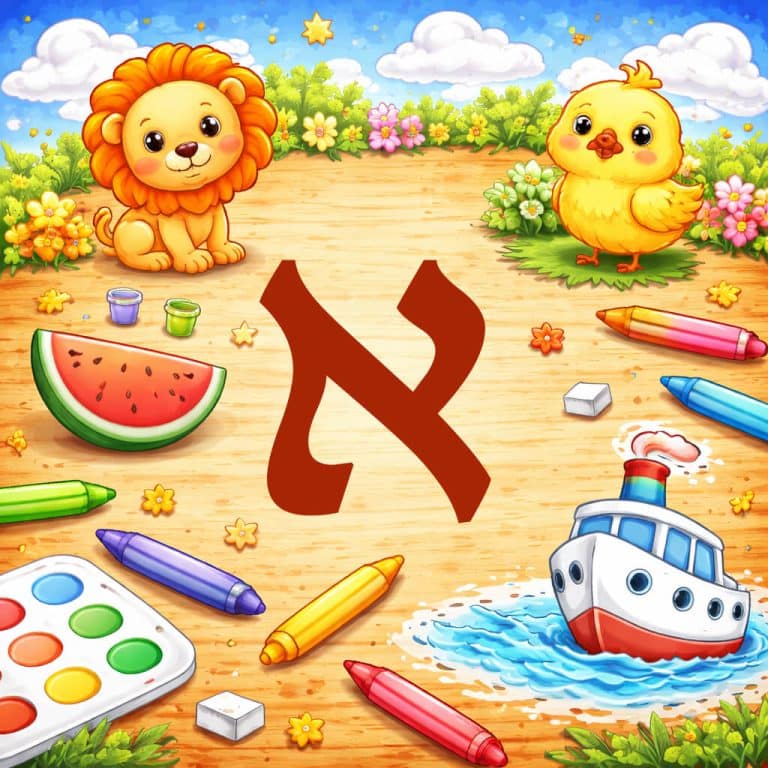 דפי צביעה של האות א