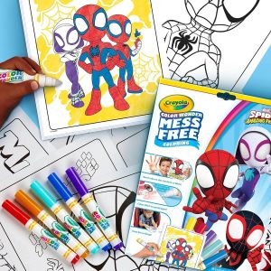 Crayola Spiderman Mess Free Coloring Set for Kids