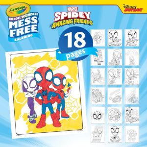 Crayola Spiderman Mess Free Coloring Set for Kids