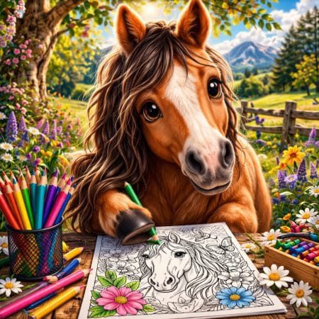 Horse Coloring Pages