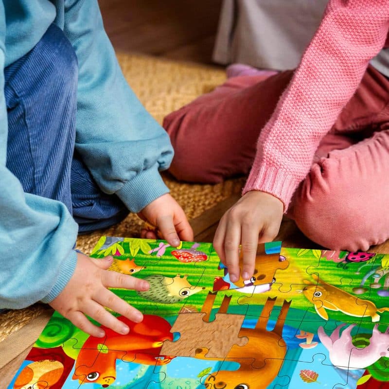 4 Pack Animal Puzzles for Kids – Screen Free Learning with Farm, Ocean, Forest and Safari Animals