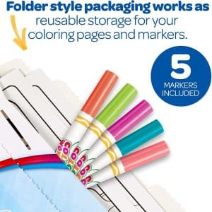 Crayola Dinosaur Coloring Set for Kids – Clean & Easy Creative Play