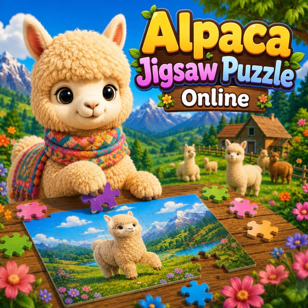 Cute Alpaca Jigsaw Puzzle Online