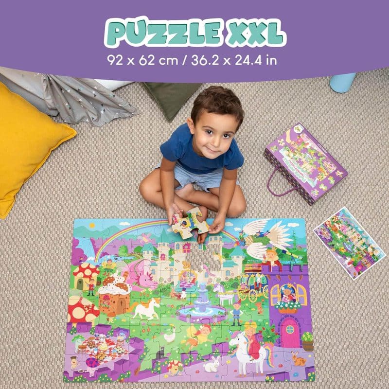 Giant Fantasy Castle Puzzle for Kids – Magical Screen Free Play and Imagination
