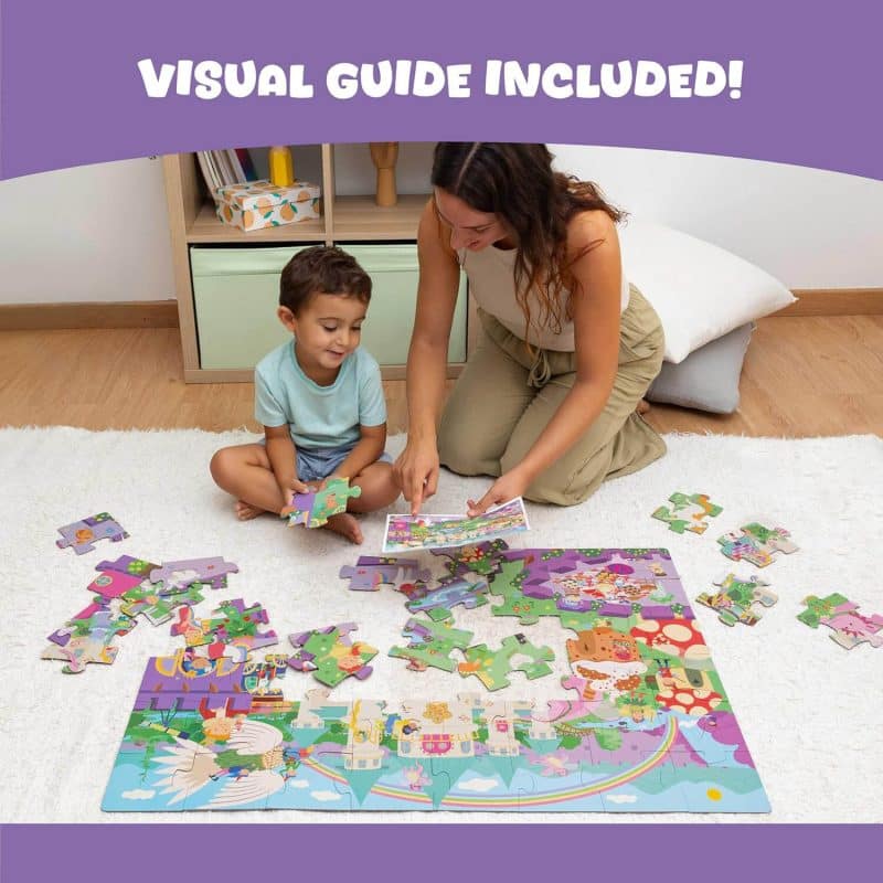 Giant Fantasy Castle Puzzle for Kids – Magical Screen Free Play and Imagination