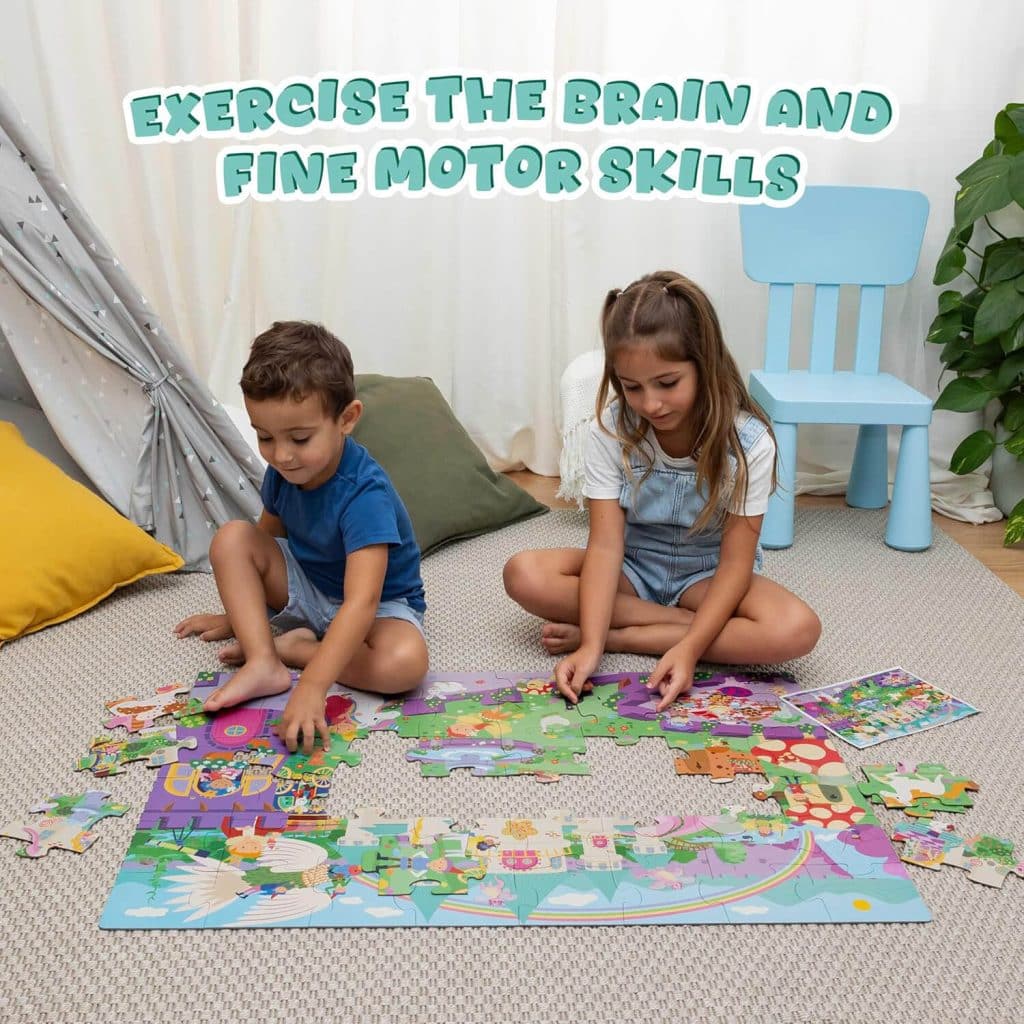 Giant Fantasy Castle Puzzle for Kids – Magical Screen Free Play and Imagination