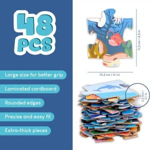 Giant Ocean Floor Puzzle for Kids – Screen-Free Sea Animal Fun and Learning