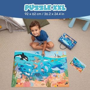 Giant Ocean Floor Puzzle for Kids – Screen-Free Sea Animal Fun and Learning