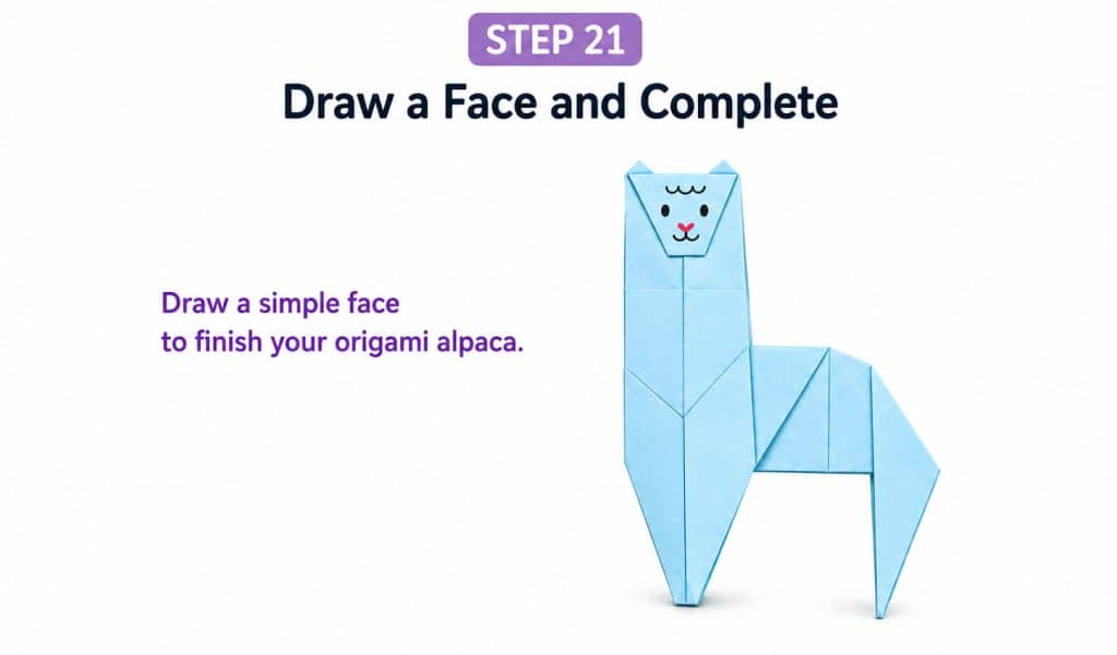 How to Make an Origami Alpaca: Easy Step by Step Paper Craft