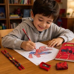 Spiderman School Supplies Set for Kids