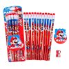 Mario Pencil Set with Sharpener for Kids – Fun Writing and Drawing Tools for School