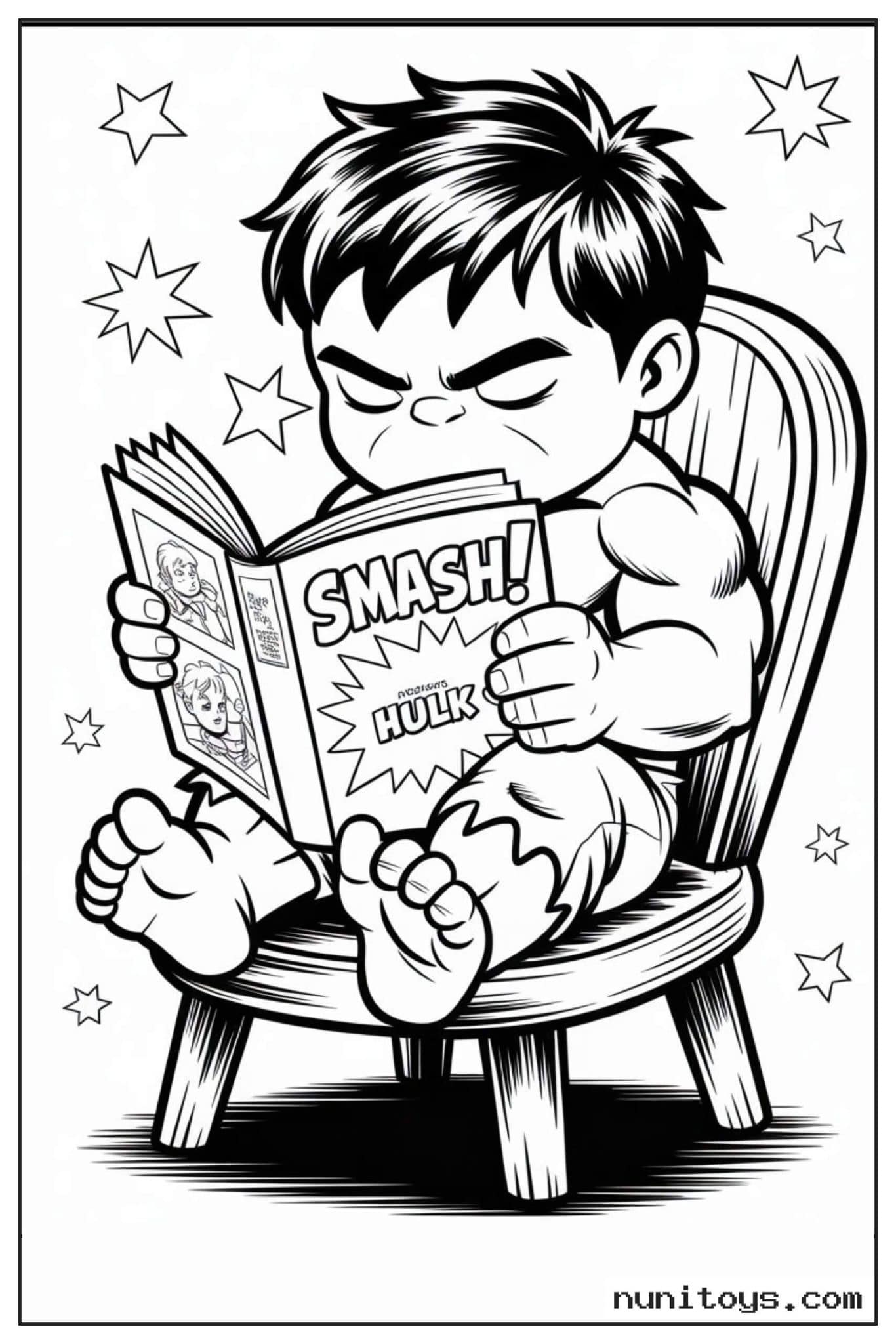 Free Printable Hulk Coloring Pages for Kids - Nunitoys