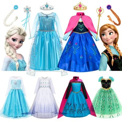 תחפושות נסיכות אנה ואלזה – פרוזן דיסני