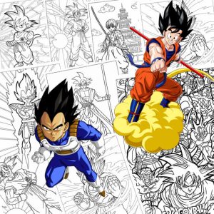 Páginas para colorear de Dragon Ball