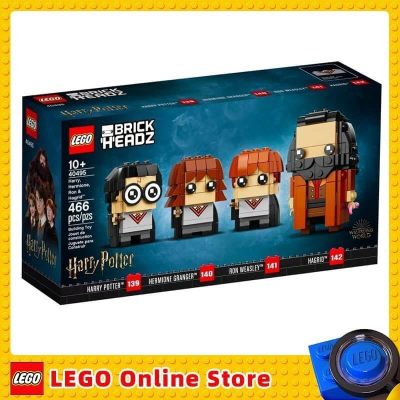ערכת LEGO® BrickHeadz™ Harry Potter – הארי, הרמיוני, רון והאגריד (דגם 40495)